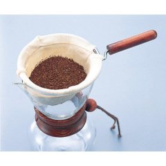 Hario Coffee Drip Pot Wood Neck 3 Cup / 480 ml