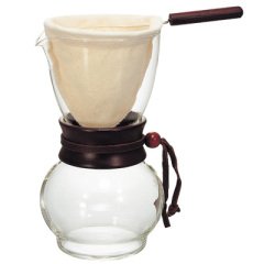 Hario Coffee Drip Pot Wood Neck 3 Cup / 480 ml