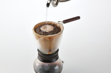 Hario Coffee Drip Pot Wood Neck 3 Cup / 480 ml
