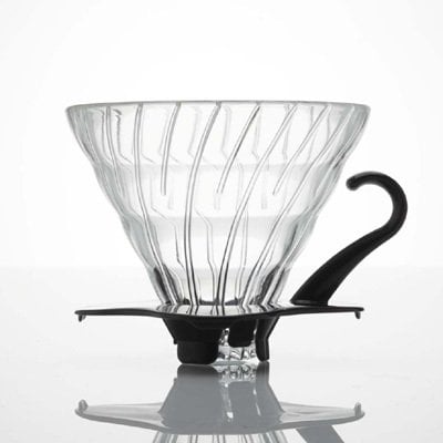 Hario V60 Glass Dripper 02 Siyah