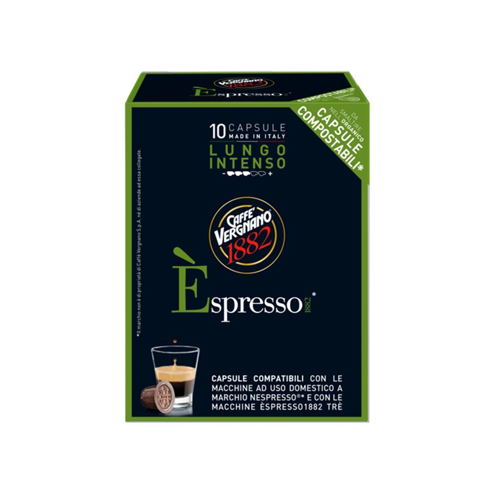 Caffe Vergnano Espresso 1882 - Lungo Intenso Kapsül Kahve 10 adet