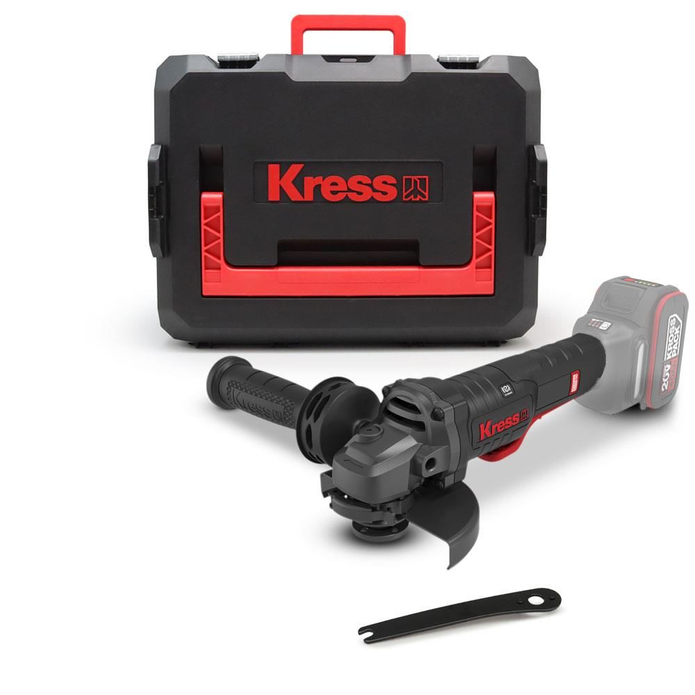 Kress KUH04.91 20Volt 125mm Kömürsüz Profesyonel Şarjlı Devir Ayarlı Avuç Taşlama (Akü Dahil Değildir)