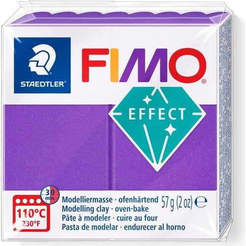 Staedtler Fimo Polimer Kil 57 Gr. 61 Metalik Lila