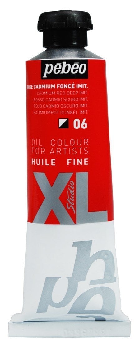 Pebeo Huile Fine XL 37ml. Yağlı Boya 06 Cadmium Red Deep Imit.