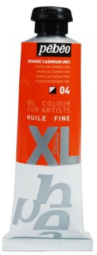 Pebeo Huile Fine XL 37ml. Yağlı Boya 04 Cadmium Orange Imit.