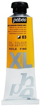 Pebeo Huile Fine XL 37ml. Yağlı Boya 03 Cadmium Yellow Deep Imit.