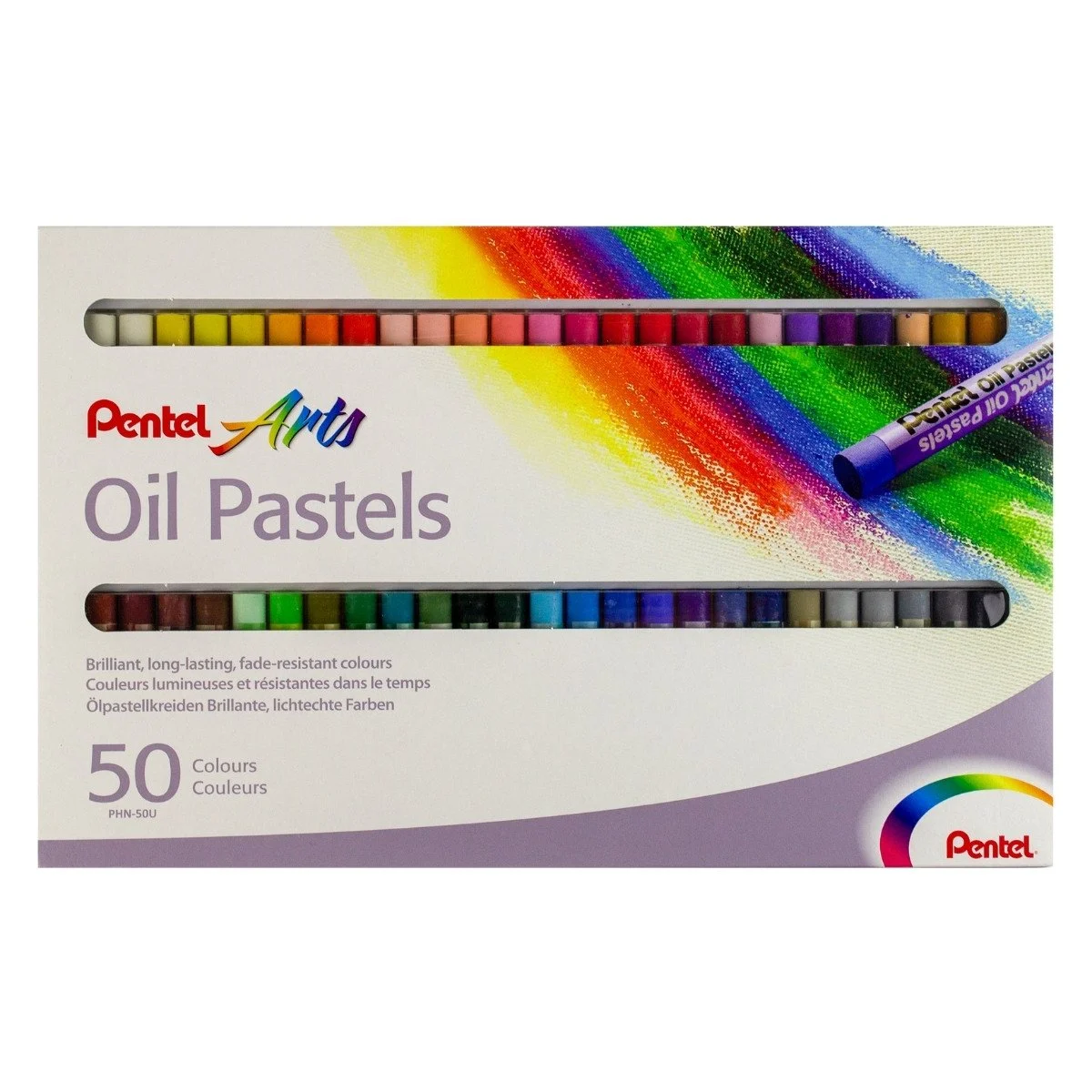 Pentel Yağlı Pastel Boya 50 Renk