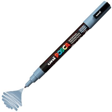 Uni Posca PC-3M Boyama Markörü 0.9-1.3 mm KURŞUN GRİ