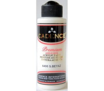 Cadence Premium Akrilik Boya 120 ml. 6490 S. Beyaz