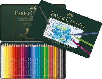 Faber Castell Albrecht Dürer Aquarell Boya Kalemi Metal Kutu 36'lı