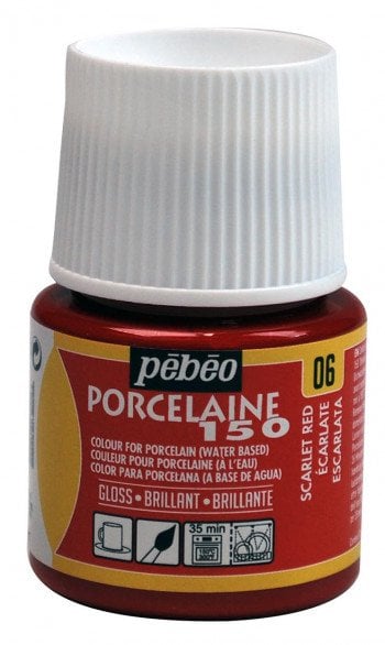 PEBEO PORCELAİNE 150 FIRINLANABİLİR PORSELEN BOYASI 06 SCARLET