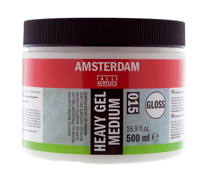 Amsterdam Heavy Gel Medium Glossy 015 500ml (Parlak Doku Jeli)