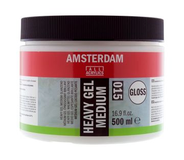 Amsterdam Heavy Gel Medium Glossy 015 500ml (Parlak Doku Jeli)