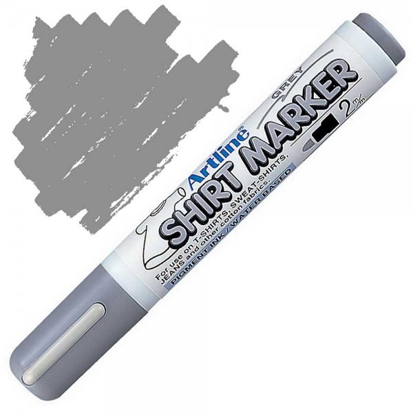 Artline Shirt Marker Tişört KUMAŞ Kalemi Gri