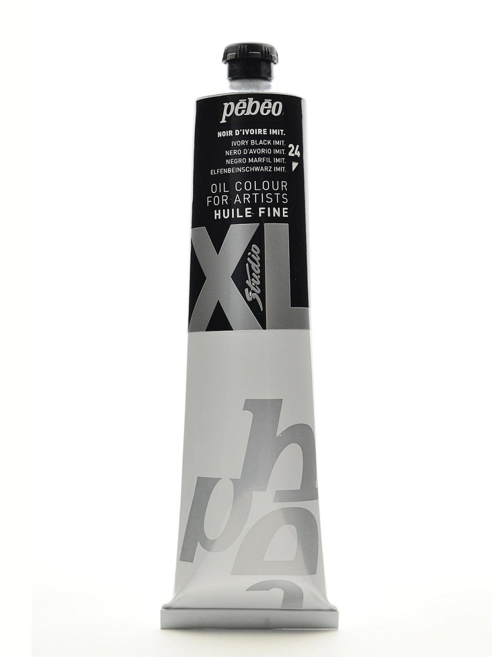 Pebeo Huile Fine XL 200ml. Yağlı Boya 24 Ivory Black Imit.