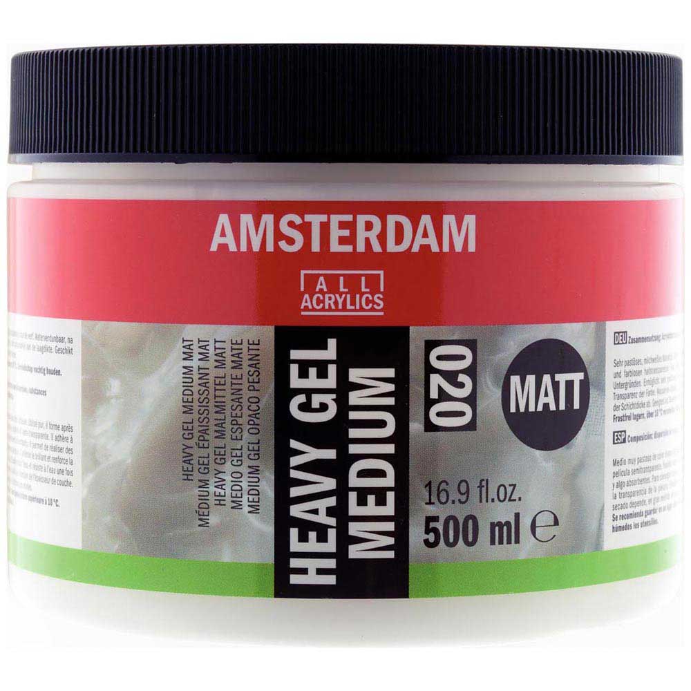 Amsterdam Heavy Gel Medium Matt 020 500ml (Mat Doku Jeli)