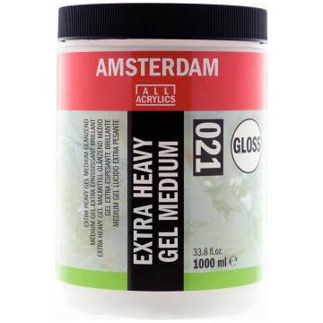 Amsterdam Extra Heavy Gel Medium Glossy 021 1000ml (Parlak Yoğun Doku Jeli)