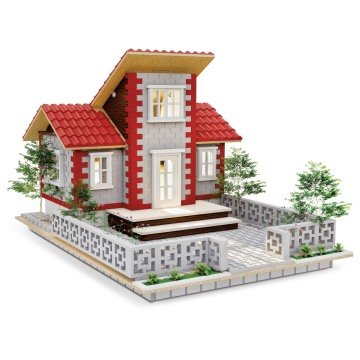 Eshel Maket Tuğla Dağ Villa Set