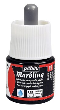 Pebeo Marbling Ebru Boyası 09 Black 45 ml