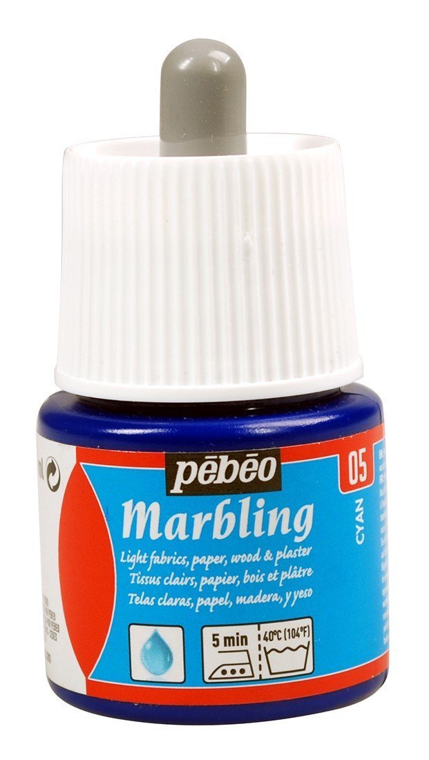 Pebeo Marbling Ebru Boyası 05 Cyan 45 ml
