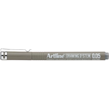 Artline Drawing System Teknik Çizim Kalemi Grey 0.05