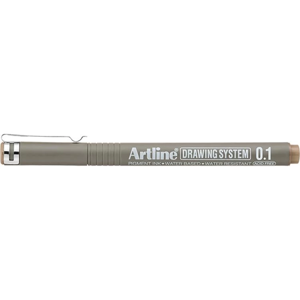 Artline Drawing System Teknik Çizim Kalemi Pale Brown 0.1