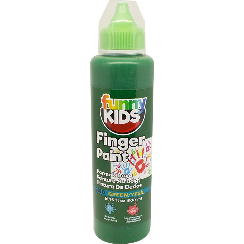 Funny Kids Parmak Boya 2810 - Yeşil 500 ml