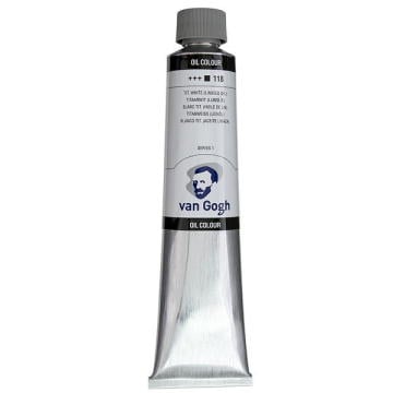 Talens Van Gogh Yağlı Boya 200 ml. 118 - Titanium White (Linseed Oil)