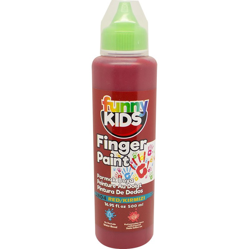 Funny Kids Parmak Boya 2804 - Kırmızı 500 ml