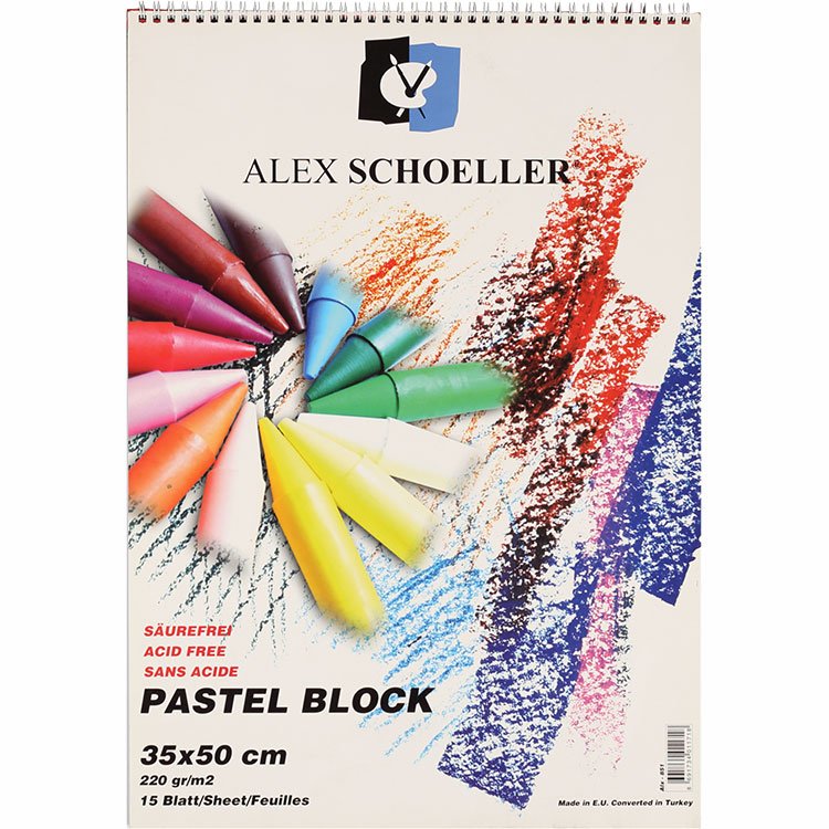 Alex Schoeller Pastel Fon Blok 220gr 35x50cm