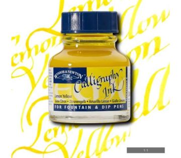 Winsor & Newton Kaligrafi Mürekkebi 30 ml. 345 Lemon Yellow