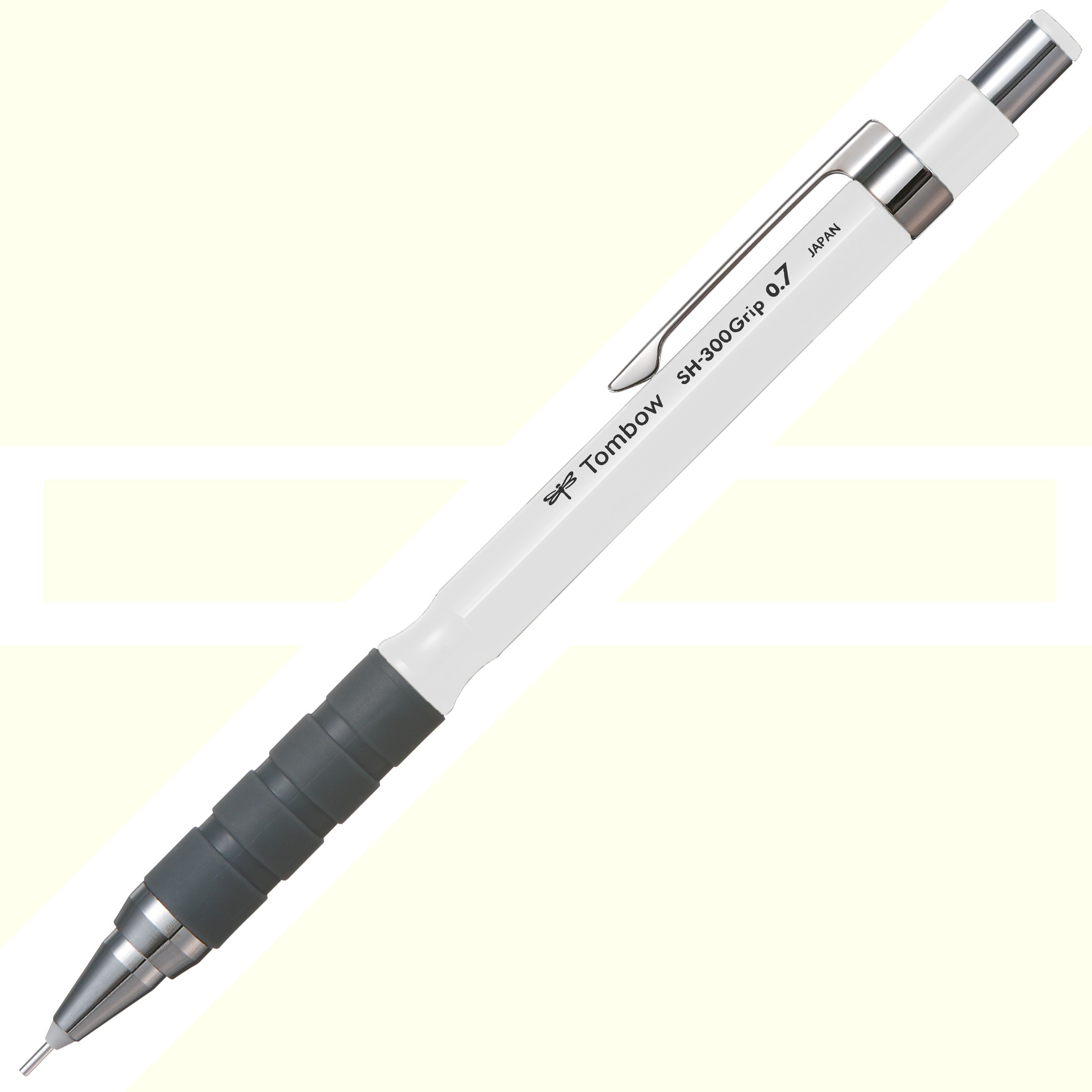 Tombow Versatil Uçlu Kalem SH-300 Grip 0.7mm Beyaz