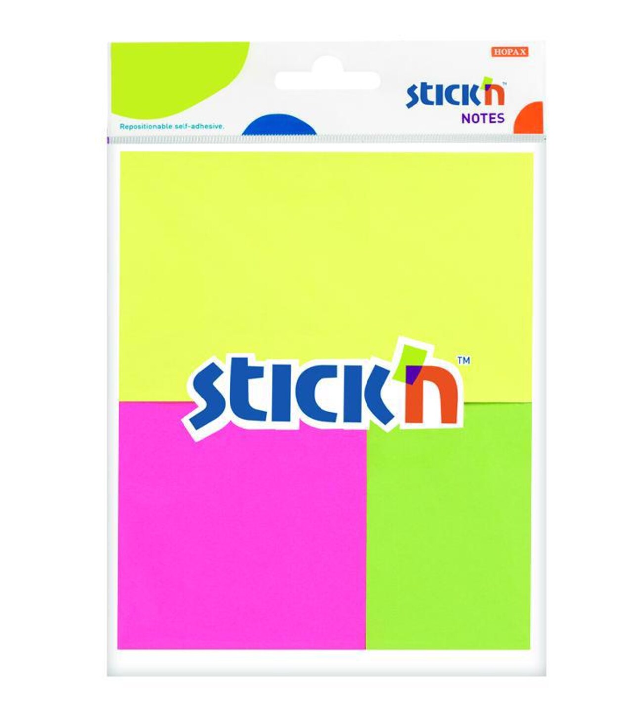 Stickn Post-it Yapışkanlı Not Kağıdı 3 Ebat 3 Renk 50 Yaprak