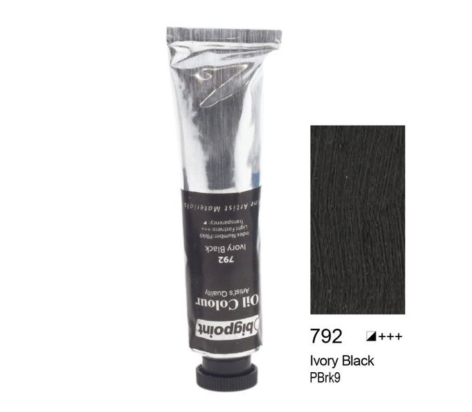 Bigpoint Yağlı Boya 200 ml. 792 - Ivory Black