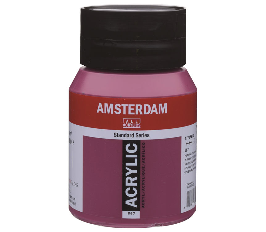 TALENS AMSTERDAM AKRİLİK BOYA 500 ML. 567 PERMANENT RED