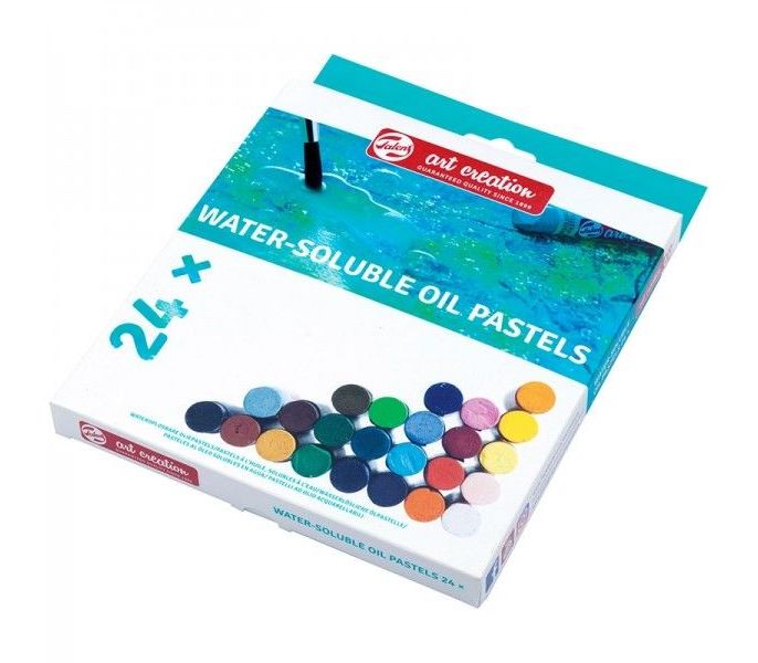Talens Art Creatıon Watersoluble Sulandırılabilir Yağlı Pastel Oil Pastel Set 24 Renk