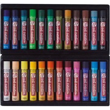 Talens Art Creatıon Watersoluble Sulandırılabilir Yağlı Pastel Oil Pastel Set 24 Renk