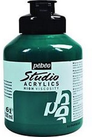 Pebeo Studio Akrilik Boya 500 ml 61 Green Earth