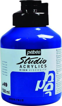 Pebeo Studio Akrilik Boya 500 ml 49 Primary Cyan