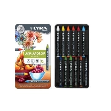 Lyra Aquacolor Sulandırılabilir Pastel Boya 12 Renk