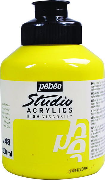 Pebeo Studio Akrilik Boya 500 ml 48 Primary Yellow