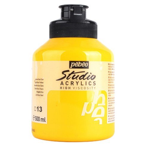 Pebeo Studio Akrilik Boya 500 ml 13 Light Azo Yellow