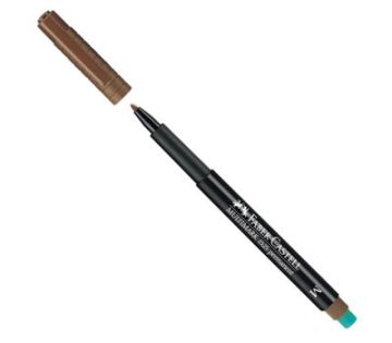 Faber Castell Multimark Permanent Asetat Kalemi 1.0 mm (M) Kahverengi