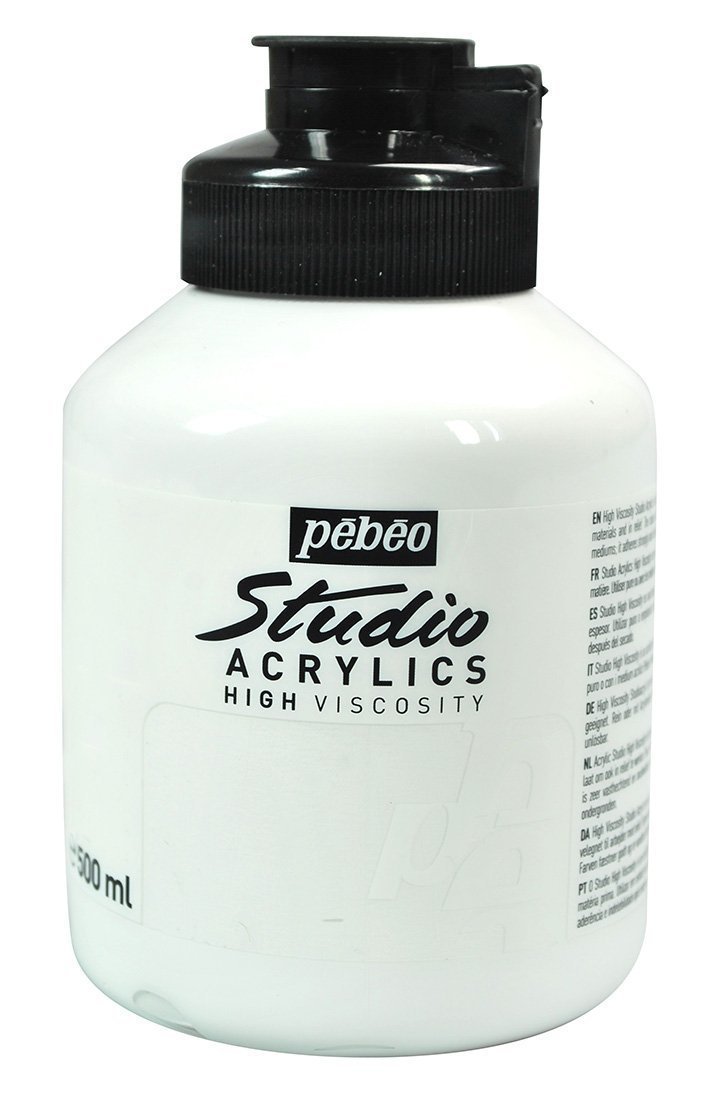 Pebeo Studio Akrilik Boya 500 ml 11 Titanium White