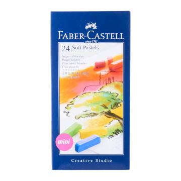 Faber Castell Creative Studio Toz (Soft) Pastel Boya 24 Renk Yarım Boy