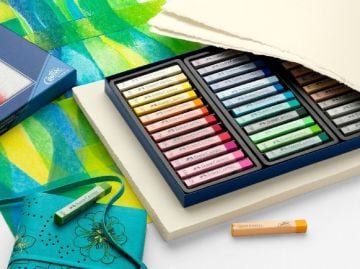 Faber Castell Creative Studio Toz (Soft) Pastel Boya 24 Renk Yarım Boy
