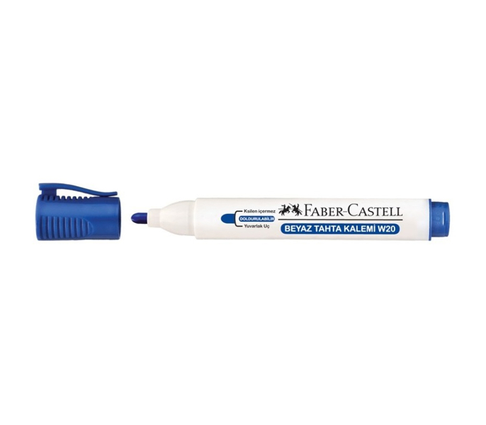 Faber Castell Doldurulabilir Beyaz Tahta Kalemi Mavi