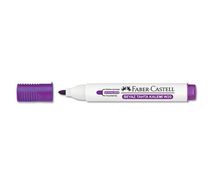 Faber Castell W20 Beyaz Tahta Kalemi Mor