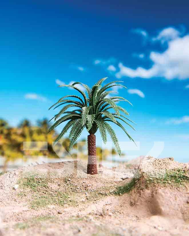 Eshel Maket Bodur Ağaç Palmiye 2'li Set 4 cm