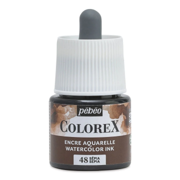 Pebeo Colorex Acrylics Liquid Ink Sıvı Akrilik Mürekkep 48 Sepıa